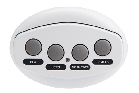 Pentair iS4 Spa-Side Remote Control |  4 Button White 100 ft Cable | 521885