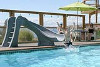 SR Smith Cyclone Pool Slide | Right Turn, Taupe | 698-209-58110